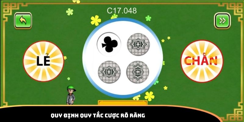 Quy định quy tắc cược rõ ràng